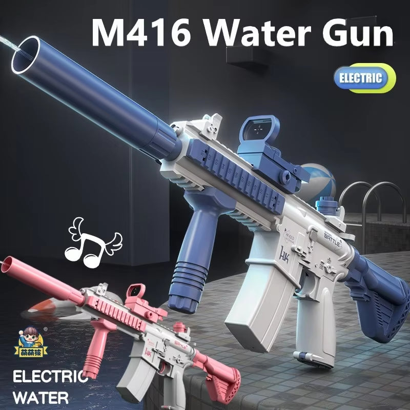 Electric Water Gun Toy Glock Pistol Shooting Playing Water Beach Toy Summer Adult Kid Child Outdoor Pool Spray Watergun Boy Girl