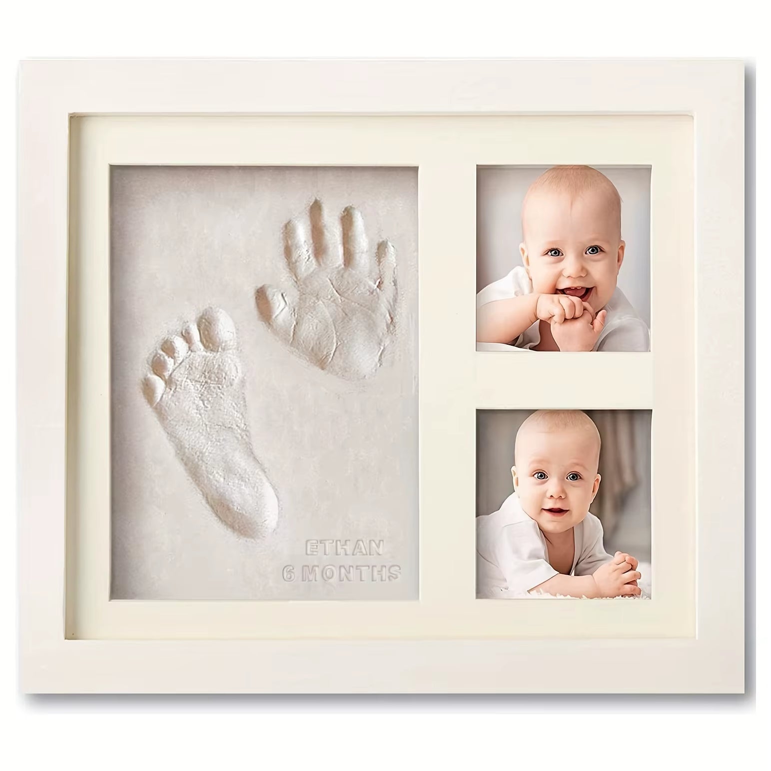 Baby Hands and Footprints Clay Photo Frame Create Lasting Memories with This Baby Hand and Footprints Kit Gifts for Boys Girls