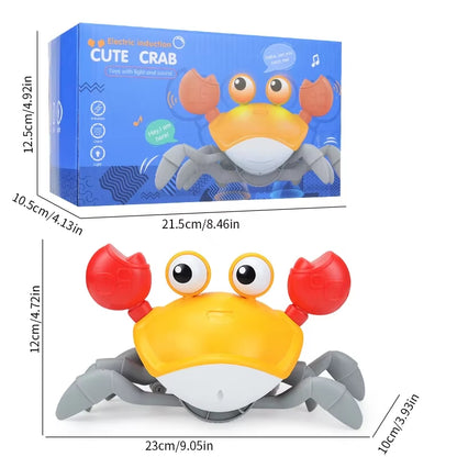 Kids Induction Escape Crab Crawling Toy Baby Electronic Pets Musical Toys Educational Toddler Moving Toy Christmas Gift