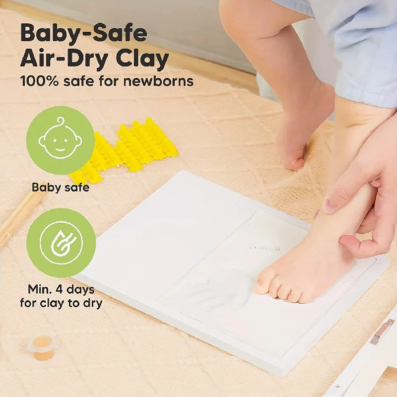 Baby Hands and Footprints Clay Photo Frame Create Lasting Memories with This Baby Hand and Footprints Kit Gifts for Boys Girls