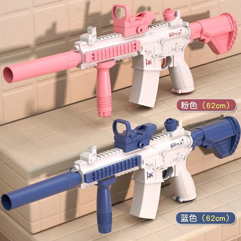 Electric Water Gun Toy Glock Pistol Shooting Playing Water Beach Toy Summer Adult Kid Child Outdoor Pool Spray Watergun Boy Girl